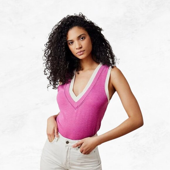 FP Intimately Cozy Cool Girl Tank Bodysuit - Picture 1 of 6